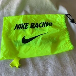 Nike Racing/Track And Field Draw String Shoe Bag Neon Yellow 11.5"x 16.5" NEW